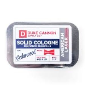 2 Tins Duke Cannon Men’s Solid Cologne : Cedarwood. *****TWO TINS FOR $40*******